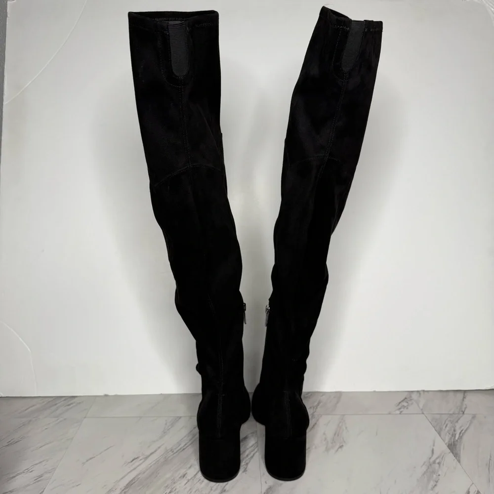 Marc Fisher Jayne Black Over The Knee Boot 9M